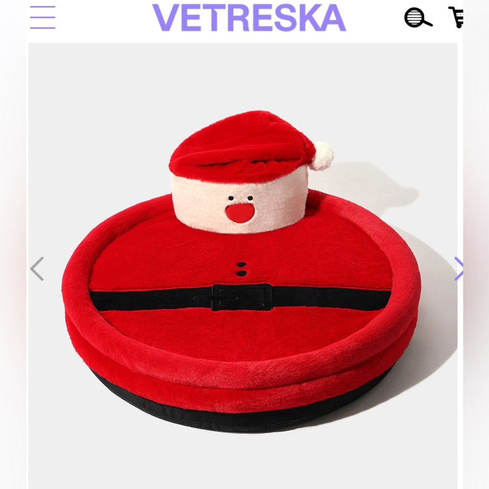 NEW Santa Paws Vetreska Cushion for cats or dogs 23.6” soft cushioning for pets
